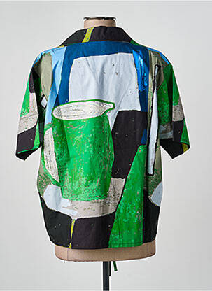 Chemisier manches courtes manches courtes vert OPÉRA SPORT femme