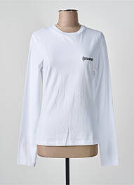 Top tissage jersey manches longues blanc OPÉRA SPORT femme