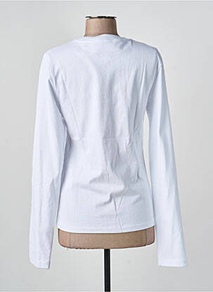 Top tissage jersey manches longues blanc OPÉRA SPORT femme