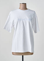 T-shirt coupe droite manches courtes blanc OPÉRA SPORT femme