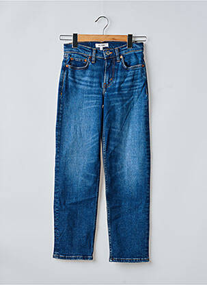 Jeans coupe slim tissage brut taille normale bleu RE / DONE femme