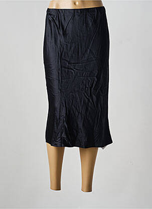 Jupe mi-longue taille normale noir OPÉRA SPORT femme