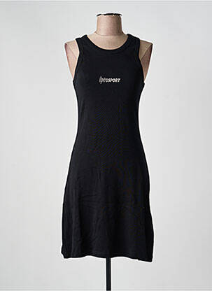 Robe mi-longue sans manche sans manche noir OPÉRA SPORT femme