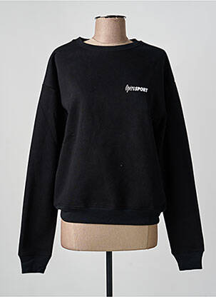 Sweat-shirt stretch manches longues noir OPÉRA SPORT femme