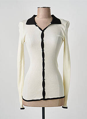 Top stretch manches longues beige OPÉRA SPORT femme