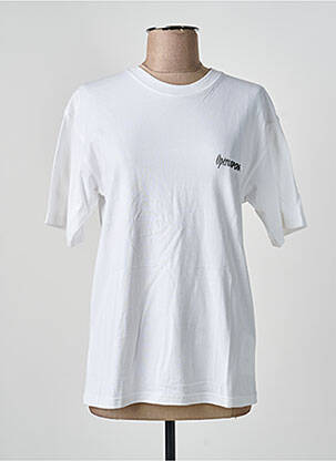 T-shirt sérigraphie manches courtes blanc OPÉRA SPORT femme