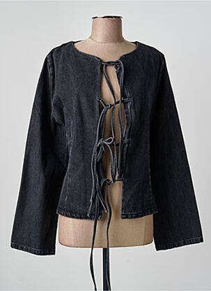 Veste casual col rond gris OPÉRA SPORT femme