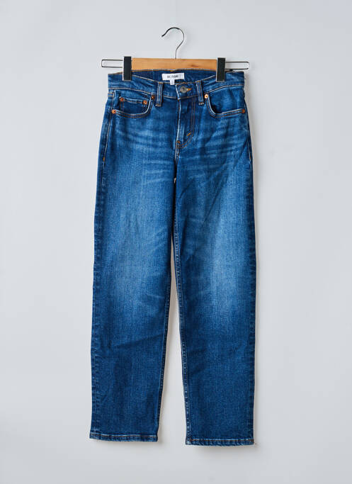 Jeans coupe slim tissage brut taille normale bleu RE / DONE femme