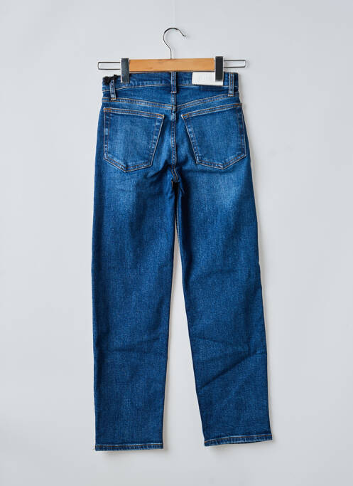 Jeans coupe slim tissage brut taille normale bleu RE / DONE femme