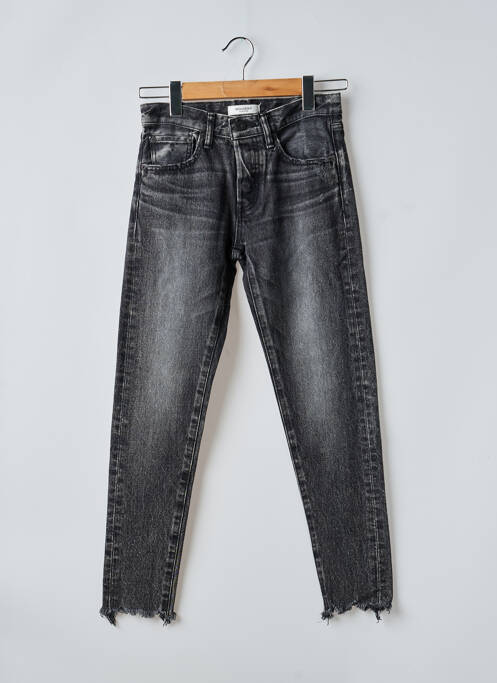 Jeans coupe slim tissage brut taille normale gris MOUSSY femme