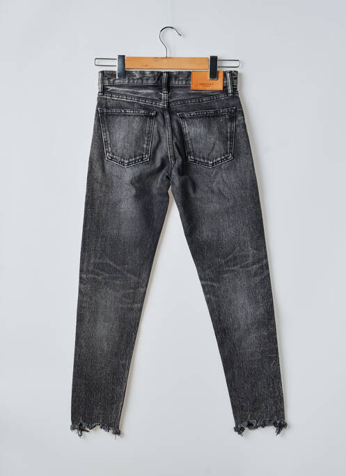 Jeans coupe slim tissage brut taille normale gris MOUSSY femme