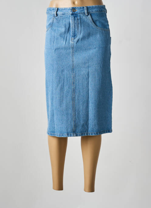 Jupe mi-longue taille normale bleu OPÉRA SPORT femme