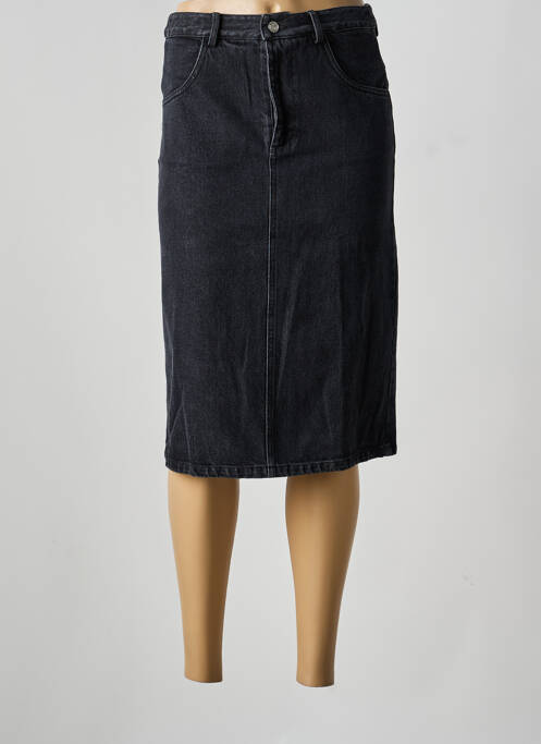 Jupe mi-longue taille normale noir OPÉRA SPORT femme