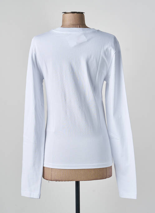 Top tissage jersey manches longues blanc OPÉRA SPORT femme