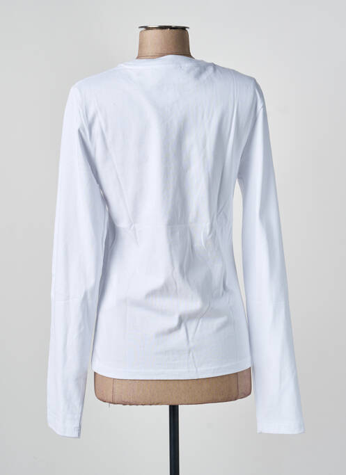 Top tissage jersey manches longues blanc OPÉRA SPORT femme