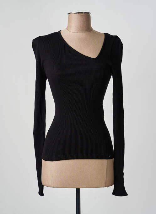 Top stretch manches longues noir OPÉRA SPORT femme