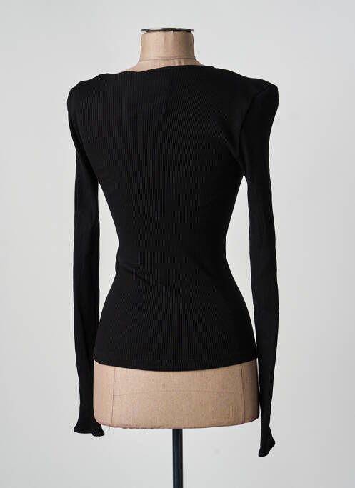 Top stretch manches longues noir OPÉRA SPORT femme