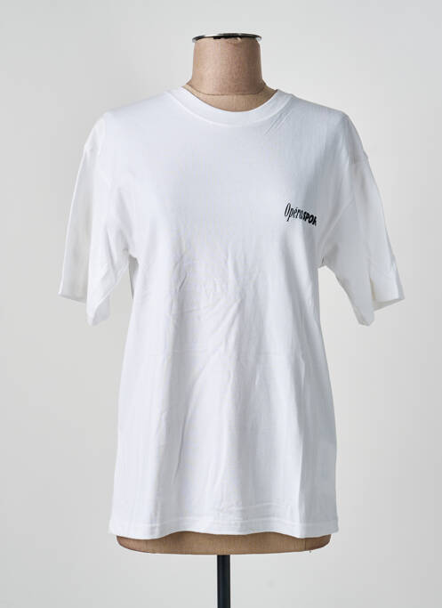 T-shirt sérigraphie manches courtes blanc OPÉRA SPORT femme