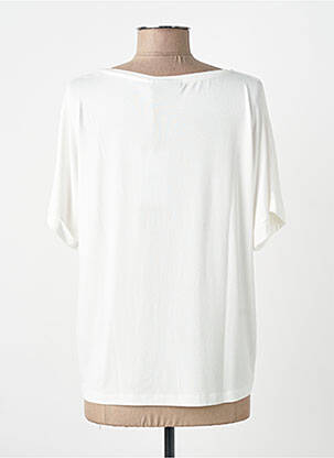 T-shirt coupe droite manches courtes beige MISE AU GREEN femme