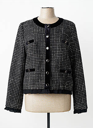 Veste chic fausses poches noir DERHY femme