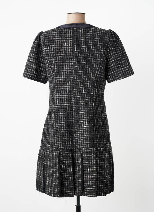 Robe courte manches courtes manches courtes noir DERHY femme