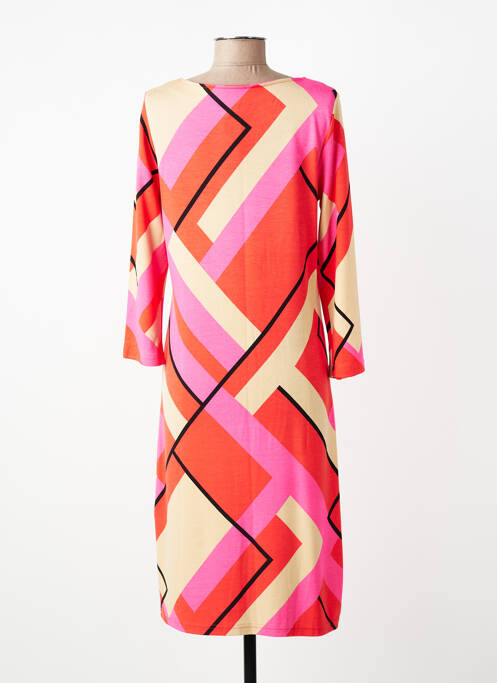 Robe mi-longue manches 3/4 manches 3/4 rouge BETTY BARCLAY femme