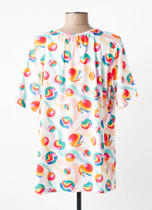 T-shirt coupe droite manches courtes orange GRIFFON femme