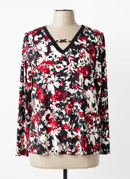 T-shirt manches longues manches longues rouge GUY DUBOUIS femme