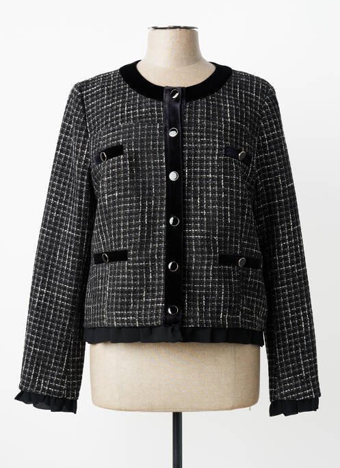 Veste chic fausses poches noir DERHY femme