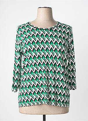 T-shirt imprimé fantaisie manches 3/4 vert BETTY BARCLAY femme