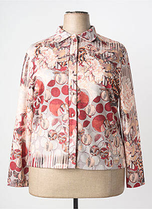 Chemisier coupe cintrée manches longues beige GRIFFON femme