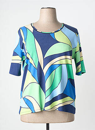 T-shirt imprimé fantaisie manches courtes bleu BETTY BARCLAY femme