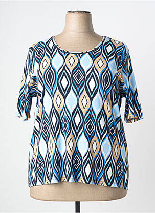 T-shirt imprimé fantaisie manches courtes bleu BETTY BARCLAY femme