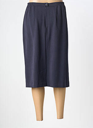 Jupe mi-longue stretch bleu GRIFFON femme