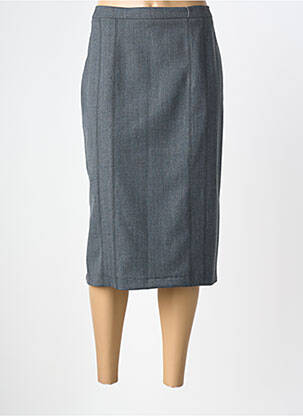 Jupe mi-longue doublure textile gris GRIFFON femme