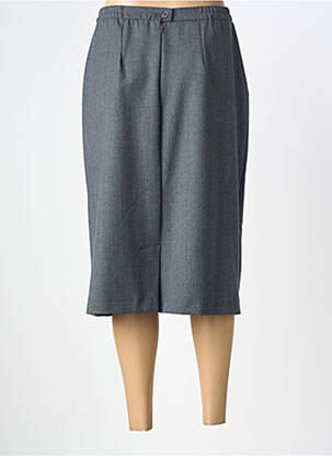 Jupe mi-longue coupe droite gris GRIFFON femme