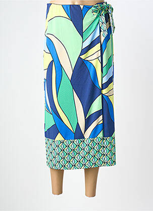 Jupe longue imprimé fantaisie vert BETTY BARCLAY femme