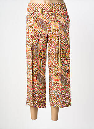 Pantacourt taille élastique taille normale rouge MERI & ESCA femme