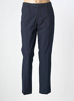 Pantalon droit stretch taille normale bleu KANOPE femme