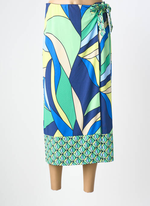 Jupe longue imprimé fantaisie vert BETTY BARCLAY femme