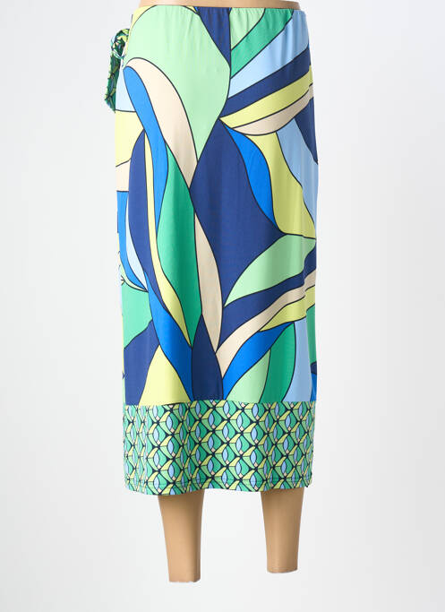 Jupe longue imprimé fantaisie vert BETTY BARCLAY femme