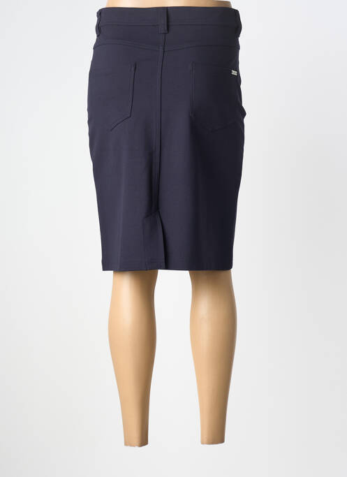 Jupe mi-longue taille normale bleu GRIFFON femme