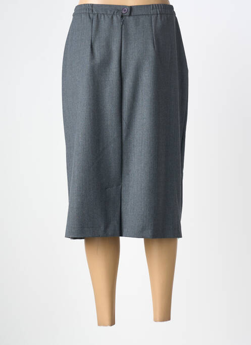 Jupe mi-longue doublure textile gris GRIFFON femme