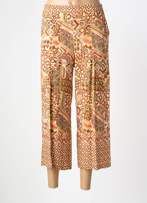 Pantacourt taille élastique taille normale rouge MERI & ESCA femme