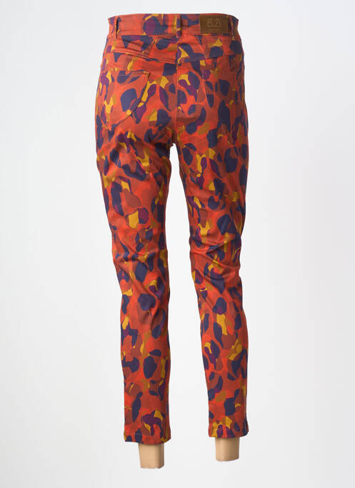 Pantalon 7/8 stretch taille normale orange PAUL BRIAL femme