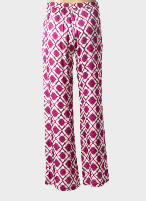 Pantalon droit taille élastique taille normale violet SEE THE MOON femme