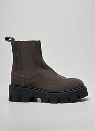 Bottines/boots talon bas talon de 4 à 6cm gris COPENHAGEN femme