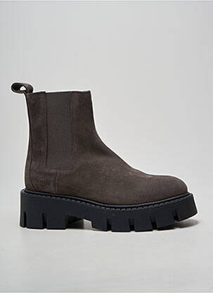 Bottines/boots talon bas talon de 4 à 6cm gris COPENHAGEN femme