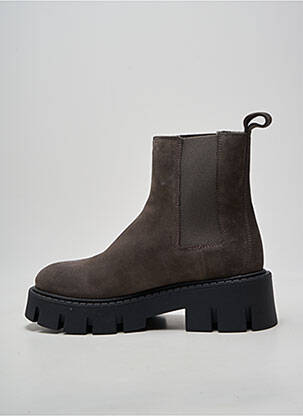 Bottines/boots talon bas talon de 4 à 6cm gris COPENHAGEN femme