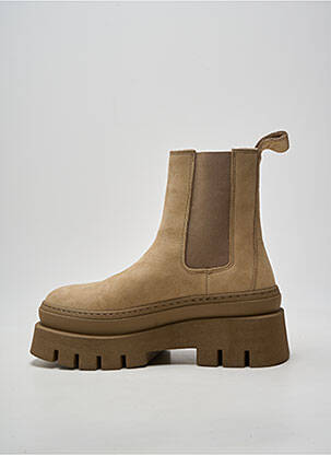 Bottines/boots talon bas talon de 4 à 6cm beige COPENHAGEN femme